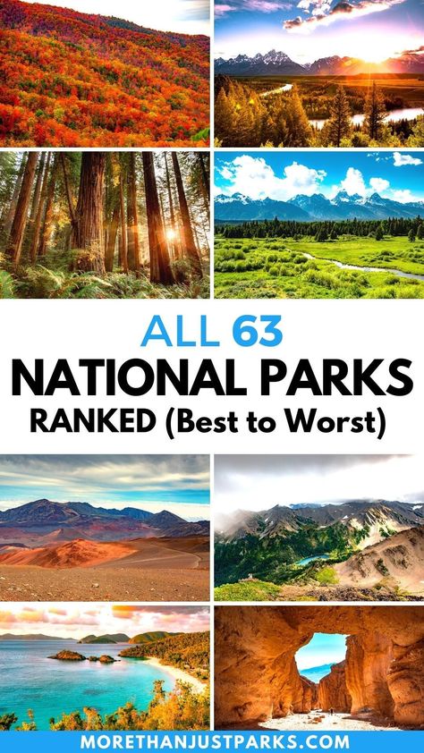 Us National Parks List, List Of National Parks, National Parks America, Best National Parks, Redwood National Park, National Park Vacation, National Park Road Trip, Volcano National Park, Mount Rainier National Park