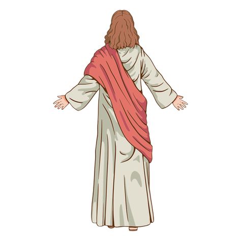 Back view jesus illustration #AD , #view, #illustration, #jesus Lds Drawings, Jesus Illustration Art, Jesus Illustration, God Illustration, Scripture Marking, Side View Drawing, Jesus Graphic, View Illustration, Jesus Wall Art