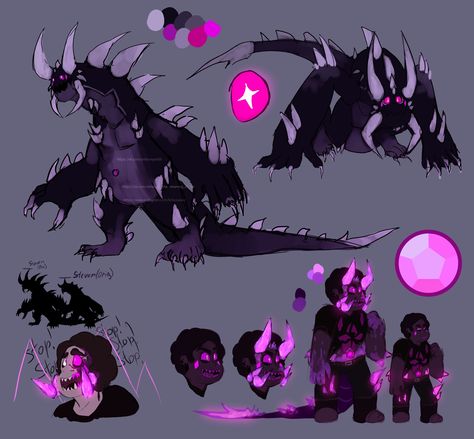 Monster Steven Universe, Dark Steven Universe, Corrupted Steven, Steven Universe Fusion, Steven Universe Pictures, Steven Universe Oc, Steven Universe Movie, Steven Universe Anime, Steven Universe Au