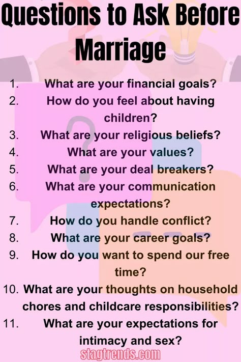 Questions to Ask Before Marriage 101 Questions To Ask Before Engagement, Pre Marriage Questions, Things To Discuss Before Marriage, Questions Before Marriage, Premarital Counseling Questions, Questions To Ask Before Marriage, Romantic Questions For Couples, Counseling Questions, Vows Quotes