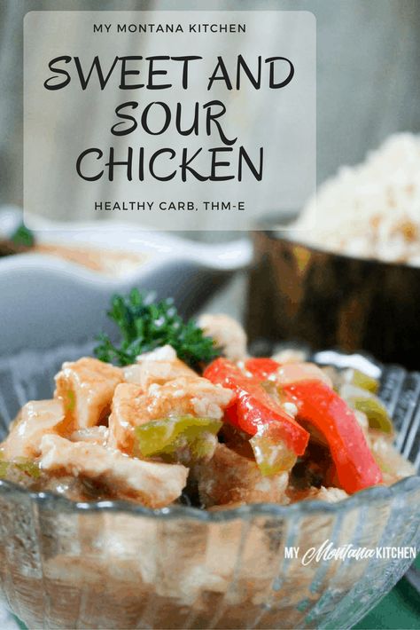 Homemade Sweet And Sour Chicken, Ww Dinners, Entertainment Recipes, Montana Kitchen, Thm Meals, Thm Dinner, Trim Healthy Recipes, Trim Healthy Mama Plan, Low Fat Dinner