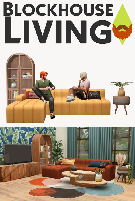 Blockhouse Living | Kiwisim4 on Patreon Sims 4 Twins Bedroom Cc, Sims 4 Game Packs, Sims 4 Custom Content Patreon, Sims Packs, Sims 4 House Plans, Sims 4 Mm Cc, Sims 4 Expansions, Play Sims, Casas The Sims 4