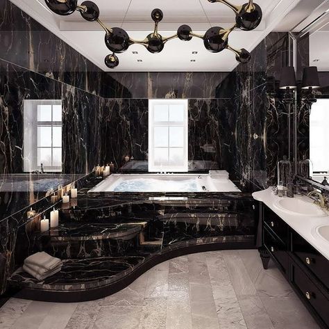 Contemporary Bathroom Designs, Bathroom Design Luxury, Dream Bathrooms, Luxury Homes Dream Houses, Dream House Interior, Design Living Room, Dream Rooms, Dream House Decor, Modern Bathroom Design