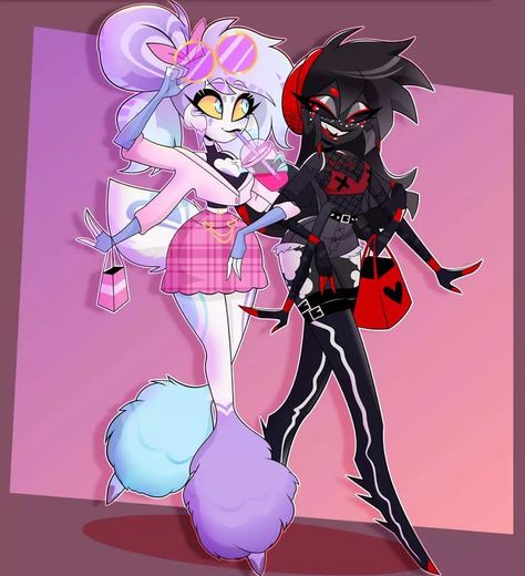 Spider Demon Oc Hazbin Hotel, Helluva Boss Outfits, 7 Deadly Sins Helluva Boss, Hazbin Hotel Helsa, Viziepop Art Style, Kitty Hazbin Hotel, Hazbin Hotel Spider Oc, Hellvana Boss Oc, Hellaverse Oc