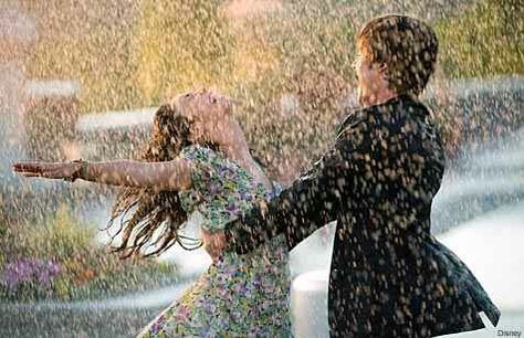 Troy and Gabriela dancing in rain Gabriela Montez, High School Musical 3, Rain Dance, Owl City, Love Rain, Singing In The Rain, City Hunter, Learn To Dance, The Perfect Guy