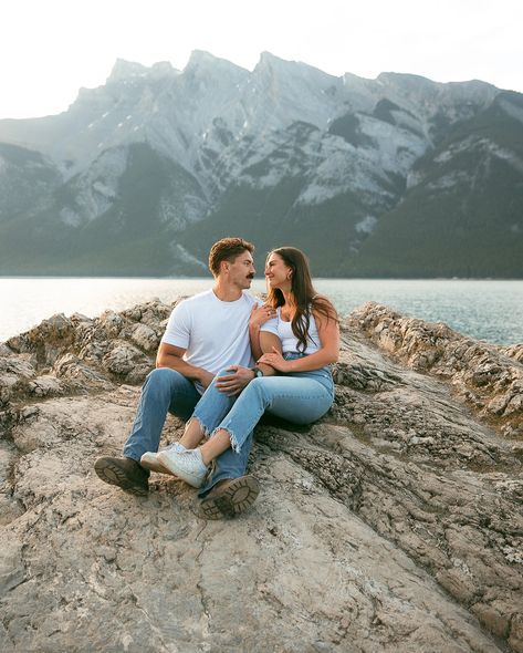 Swipe for the cutest surprise 🥹 I had so much fun photographing these two for their sunrise engagement session in Banff! I will always cherish my time photographing love in the mountains. Can’t wait to photograph their wedding next year! 🤍 - Keywords: Banff Alberta, Calgary, yyc, Calgary photographer, elopement photographer, mountains, mountain wedding, mountain engagement photos, wedding photographer, engagement photographer Banff Engagement Photos, Banff Engagement, Alberta Calgary, Wedding Mountain, Mountain Engagement Photos, Banff Alberta, Cute Surprises, Mountain Engagement, Photos Wedding