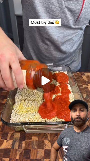 Food for your thoughts on Instagram: "Ramen lasagna 🎥: @fooddudescook  #easyrecipe #italianfood #homecooking #dinnerideas" Ramen Noodle Lasagna, Lazania Recipe, Ramen Lasagna, Hot Dish, Ramen Noodle, Ramen Noodles, Home Cooking, Lasagna, Italian Recipes