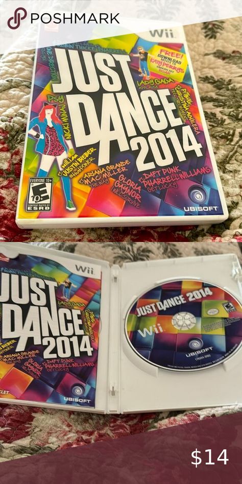 Wii Just Dance 2014 EUC Dancing Game Just Dance 2014, Justin Williams, Dance Games, Mac Miller, Daft Punk, Just Dance, Kiss You, This Moment, Fun Games