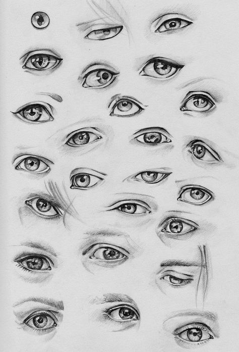 Realistic Face Drawing, Drawing The Human Head, Eyes Ideas, Realistic Eye Drawing, Eye Drawing Tutorials, 얼굴 드로잉, Flower Drawing Tutorials, Draw Eyes, 3d Art Drawing