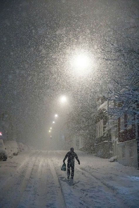 Snowfall Aesthetic, Grey Hour, Snow Blizzard, Minnesota Winter, Snow Night, Breaking In, Winter Work, 3 Am, Winter Magic