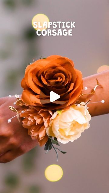 Blossom on Instagram: "Easy DIY Corsage & Bouquet Ideas to Elevate Your Wedding Design!" Silk Flower Wrist Corsage Diy, Diy Corsage Wristlet Real Flowers, Slap Bracelet Corsage Diy, Artificial Flower Corsage Diy, Making A Corsage, How To Make Hand Bouquet, Diy Wrist Corsage With Real Flowers, Diy Wrist Corsage With Fake Flowers, Prom Corsage Ideas