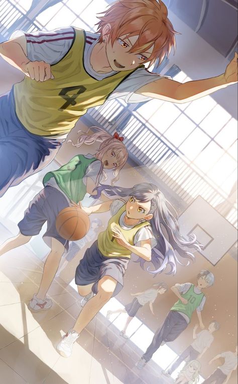 Vocaloid Kaito, Vocaloid Characters, Playing Basketball, Fanarts Anime, Ship Art, الرسومات اللطيفة, Hatsune Miku, Anime Demon, Vocaloid