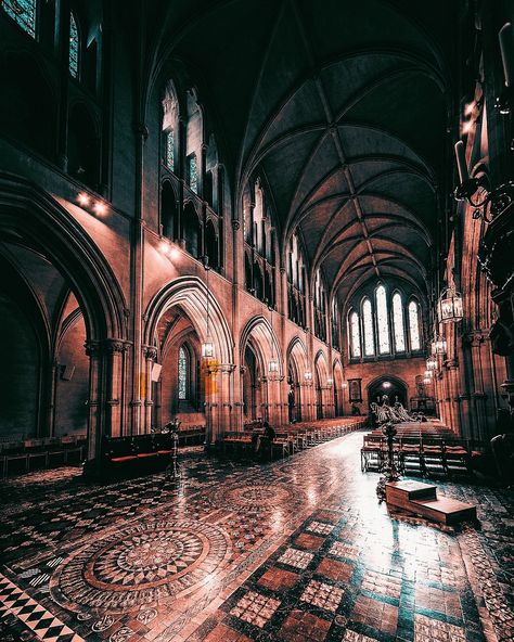 Visit Dublin on Instagram: “Isn't that detail amazing? 😍 Christchurch Cathedrals Gothic arches and intricate floor tiles makes it one of Ireland’s most ornate spots!…” Gothic Arches, Visit Dublin, Christchurch, Floor Tiles, Dublin, Tile Floor, United Kingdom, Arch, Flooring