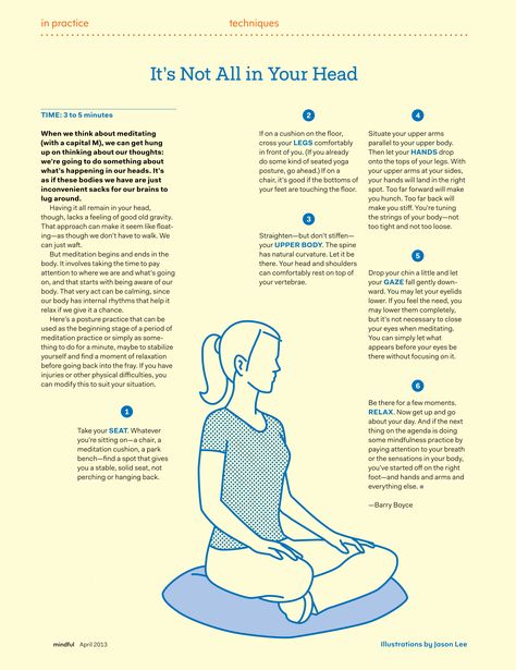 Mindfulness meditation practice couldn’t be simpler: take a good seat, pay attention to the breath, and when your attention wanders, return. By following these simple steps, you can get to know yourself up close and personal. Transcendental Meditation Mantra, How To Start Meditating, Meditation Mantra, Types Of Meditation, Transcendental Meditation, Yoga Techniques, Practice Mindfulness, Easy Meditation, Meditation Mantras