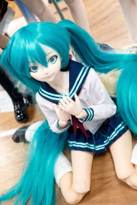 Hatsune Miku Doll, Miku Doll, Miku Chan, Doll Aesthetic, Kawaii Core, Dream Doll, Anime Figurines, Take My Money, Smart Doll