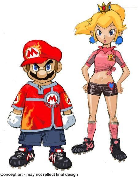 Early concept art for Mario Strikers Fire Mario, Super Mario Strikers, Mario And Peach, Mario Mario, Mario Fan Art, Mario Stuff, Learn Animation, Red Princess, Princesa Peach