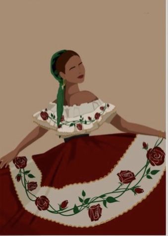 Mexican Culture Art Drawings, Guitar Art Painting, Dancer Drawing, Mexican Artwork, Ballet Folklorico, Mexican Culture Art, Dancers Art, Horse Aesthetic, Mexican Culture