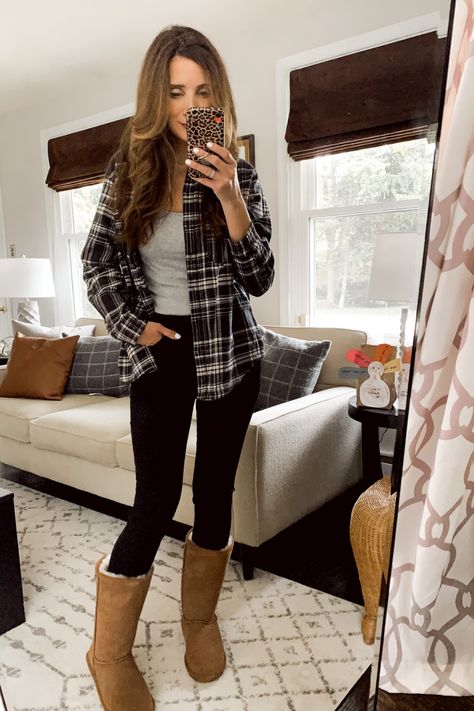 I just love this flannel so much!! I love the fit and how soft it is. These Target outfits are perfect for Fall and Winter and would make great Thanksgiving or Holiday outfits too! These Target finds are so good you don't want to miss out! #targetmusthaves #targetstyle #targetfalloutfits #winteroutfits #falloutfitideas #thanksgivingoutfitideas #winteroutfitideas Plus Size Flannel Outfits, Target Fall Outfits, Target Outfits, Target Must Haves, Flannel Outfits, Mock Turtleneck Sweater, Target Clothes, Wardrobe Needs, Target Finds