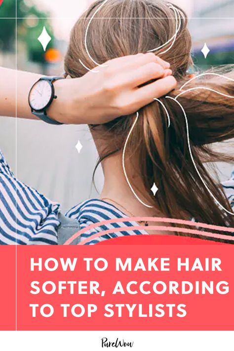 How to Make Hair Softer, According to Top Stylists #purewow #hair #hair mask #ultafallbeauty #haircare #beauty Softer Hair, Porous Hair, Hair Supplements, Aging Hair, Talcum Powder, Make Hair, Diy Hair Care, Celebrity Hair Stylist, Hair Starting