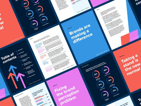 Data Branding Design, Pdf Report Design, Creative Annual Report Design, Report Design Layout, Reports Design, University Brochures, Ebook Layout, Annual Report Layout, Impact Report