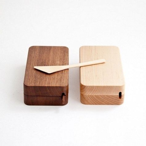 Modern Butter Dish - Ideas on Foter Modern Serveware, Wooden Objects, Fancy Kitchens, Cnc Ideas, Wooden Products, Object Design, Wood Accessories, Design Objects, Pencil Boxes