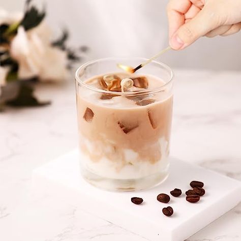 Iced Coffee Candle, Mug Candle, Scented Wax Cubes, Coffee Candle, Natural Soy Wax Candles, Iced Latte, Unique Candles, Sweet Fragrances, Soy Wax Candle