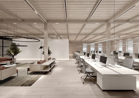 Open Office Design, Office Interior Design Modern, Corporate Office Design, Office Pictures, Office Designs, Office Space Design, Office Area, Modern Office Design, Luxury Office