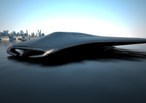 Submarine - Conceptual on Behance Submarine Design Concept, Futuristic Submarine, Mini Submarine, Submarine Design, Barge Boat, Sci Fi Ships, Futuristic Art, Aircraft Design, Car Stuff