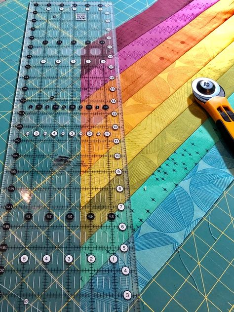 No Scrap Left Behind…Binding Beading On Quilts, Quilts Using Fabric Scraps, Strip And Flip Quilt Pattern, Decorative Quilt Binding, Scrap Binding For Quilts, Quilted Borders Ideas, Strip Quilting Ideas, Twisted Ribbon Quilt Border Pattern Free, Scrappy Binding On Quilts