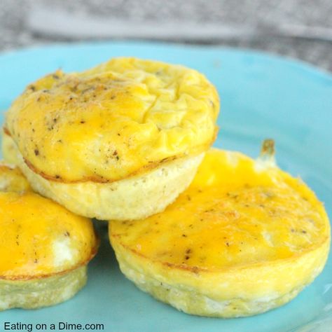 You have to try these scrambled egg muffins for an quick and easy breakfast idea. The kids and adults love them. Scrambled Egg Muffins, Easy Egg Muffins, Easy Scrambled Eggs, Freezer Sandwiches, Eggs In Muffin Tin, Eating On A Dime, Egg Muffins Breakfast, Scrambled Eggs Recipe, Easy Main Dishes