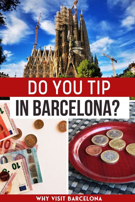 Tipping in Barcelona, as in much of Spain, is not as common or expected as it is in other countries like the United States. However, tipping is becoming more common, especially in tourist restaurants and high-end establishments. If you’re wondering what Barcelona tipping culture is like, I’m here to help you figure out the usual practices and decide if and how much you should tip in Barcelona. Barcelona Travel Tips | Spain Travel Tips | Barcelona Culture #travel #europedestinations What To Buy In Barcelona, Barcelona Culture, Spain Packing List, Tipping Etiquette, Barcelona Itinerary, Barcelona Travel Guide, Barcelona Spain Travel, Shopping In Barcelona, Spain Itinerary