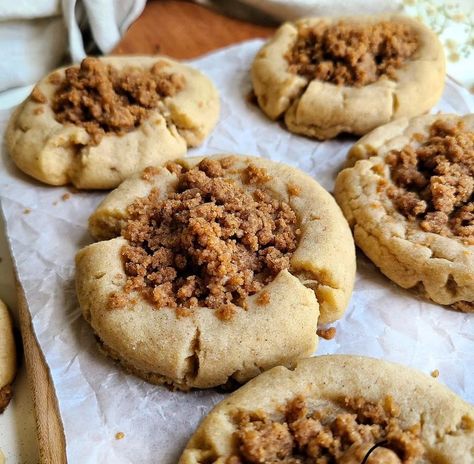 Cinnamon Cookies Recipes, Coffee Cake Cookies, The Best Cookies, Cinnamon Streusel, Best Cookies, Cinnamon Cookies, Cookie Cake Recipe, Gourmet Cookies, Best Cookie Recipes