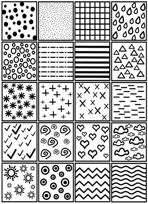 Line Art Lesson, Black And White Patterns, Arte Doodle, Zen Doodle Patterns, Zen Doodle Art, Tangle Art, Easy Doodle Art, Doodle Art Designs, Zen Art