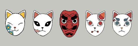 Twitter Header Anime, Slayer Tattoo, The Garden Of Words, Kitsune Mask, Japanese Mask, Anime Crafts, Anime Stickers, Anime Tattoos, Boku No Hero