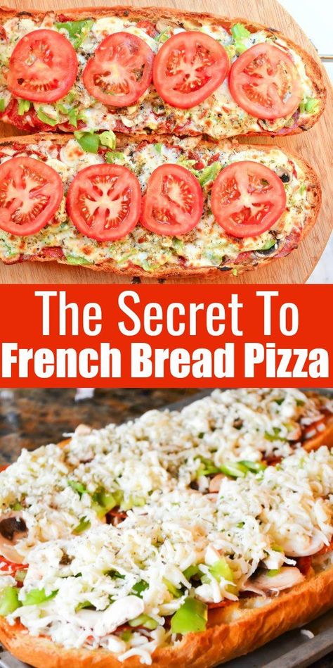 Pizza Bread Recipe, Homemade French Bread, Bread Sandwich, French Bread Recipe, French Bread Pizza, Bread Pizza, Simple Dinner, Pizza Recipes Homemade, Pizza Pie