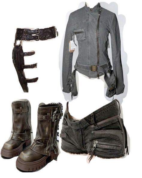 Apocalyptic Outfit Female, Dystopian Apocalypse Outfit, Dystopian School Aesthetic, Zombies Apocalypse Survival Outfit, Survival Outfits Apocalypse, Dystopian Outfits Aesthetic, Piltover Outfit, Dystopian Aesthetic Outfit, Distopia Aesthic Outfit