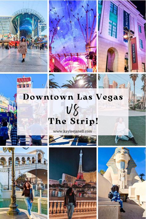 Dive into the heart of Sin City with our guide to Downtown Las Vegas vs The Strip! Discover the vibrant contrasts, from iconic landmarks to hidden gems. Let's uncover which side of Vegas suits your style! #LasVegas #TravelTips #DowntownVsStrip Vegas Itinerary, Las Vegas Weekend, Strip Las Vegas, Things To Do In Vegas, Las Vegas Itinerary, Fremont Street Experience, Old Vegas, Hoover Dam, Downtown Las Vegas