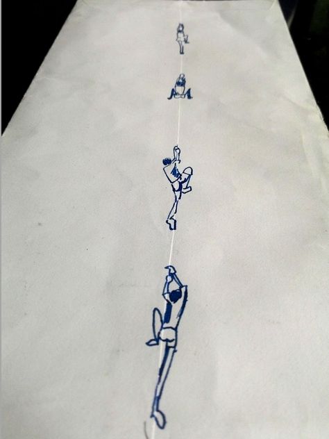 Rock Climbing - On Envelope on Behance Mountain Climbing Tattoo, Rock Climbing Tattoos, Rock Climbing Embroidery, Rock Climbing Tattoo Ideas, Climbing Tattoo Ideas, Climber Tattoo, Rock Climbing Tattoo, Climbing Tattoo, Climbing Art