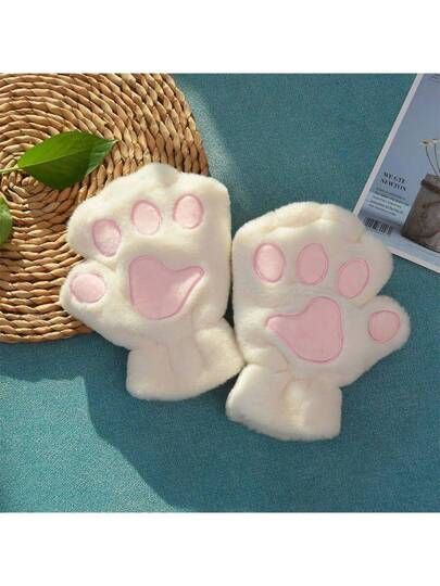 Cat Paw Gloves, Warm Halloween, Claw Gloves, Paw Gloves, Winter Cat, Bear Claw, Gloves For Women, Bear Claws, Paw Design