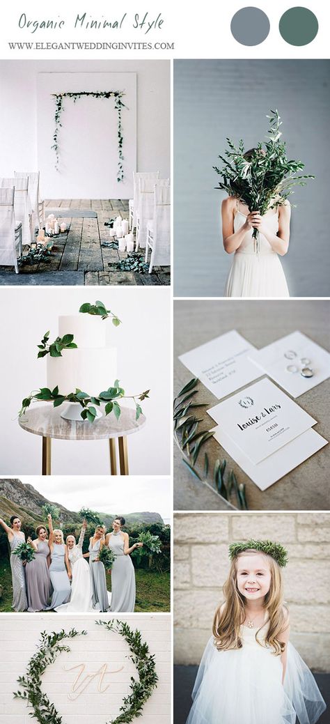 grey and whote minimalist organic garden wedding ideas Minimalist Wedding Ideas, Wedding Motif, Nontraditional Bride, Garden Wedding Ideas, Greenery Wedding Bouquet, Wedding Color Ideas, Wedding Motifs, Minimalist Wedding Decor, Neutral Wedding Colors