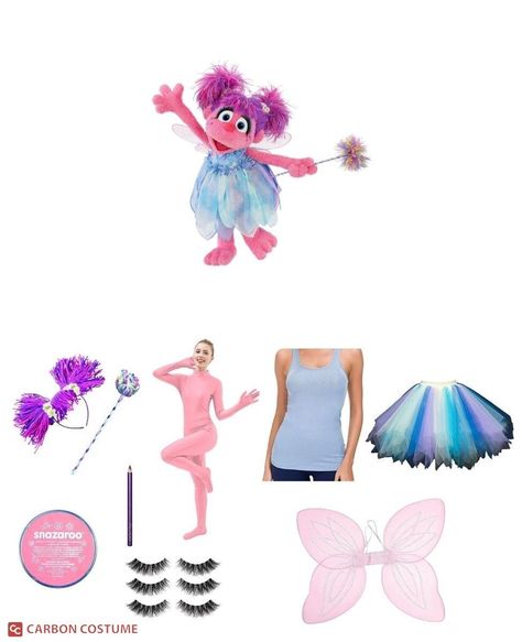 Abby Cadabby Costume | Carbon Costume | DIY Dress-Up Guides for Cosplay & Halloween Abby Sesame Street Costume Diy, Abby From Sesame Street Halloween Costume, Sesame Street Characters Costumes, Abby Cadabby Costume Adult, Abby Sesame Street Costume, Diy Sesame Street Costume, Sesame Street Costume, Abby Cadabby Costume, Sesame Street Halloween Costumes