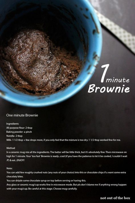 Single Serving Brownie, Brownie Eggless, Single Serve Brownie, Isn't It Wonderful, Nutella Mug Cake, Brownie In A Mug, Nutella Desserts, Brownie Ingredients, Salty Cake