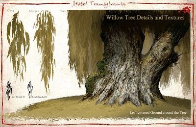 Willow Tree Concept Art, Sony Pictures Animation, Paint Tips, Illustration Board, Hotel Transylvania, Art Attack, Ushuaia, Matte Painting, Willow Tree