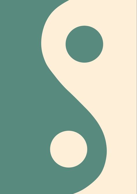 Green teal blue yin yang Ying And Yang Wallpaper, Yin Yang Wallpaper, Yin Yang Yoga, Glam Wallpaper, Yin Yang Illustration, Parking Spot Painting, Ying And Yang, Sage Green Wallpaper, Cream Wallpaper