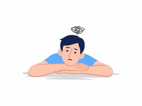 Vector young boy with bored face laying ... | Premium Vector #Freepik #vector #cry #lazy #illustrations #worried Bored Face Expression, Worried Illustration, Worry Illustration, Bored Illustration, Lazy Illustration, Bored Cartoon, Tired Expression, Bored Face, Lazy Person