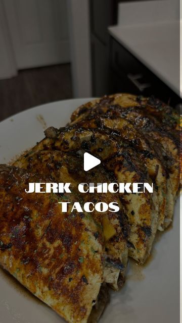 I’M TAM ♡ on Instagram: "jerk chicken tacos on a thursdayyyyyyy!!!🌮🤤  seasonings i used for my chicken :   onion powder  garlic powder  pepper ground allspice  salt  jerk seasoning  chilli powder  oregano  + i let my chicken bake for an hour on 375   what i used for the sauce :  ketchup 1 + 1/2 cup of water  jerk seasoning in jar  jerk seasoning sugar  now are you going to go try these ?🤭  #tameraalise #tameraalisecooking #tameraalisevlogs #tameraalisecooks #cookingrecipes #jerkchicken #jerkchickentacos #tacorecipes #tacotuesdays #easytofollow #cookingathome #recipesforkids #easyrecipeideas #howtocook #beyonce #texasholdem #trendingreels #cookingreels #prettygirlsgottaeattoo" Jerk Chicken Tacos Recipe, Jerk Chicken Meal, Jerk Chicken Wrap, Jerk Chicken Breast Recipe, Jerk Tacos, Jerk Chicken Sandwich, Jerk Chicken Tacos, Jerk Chicken Breast, Jerk Turkey