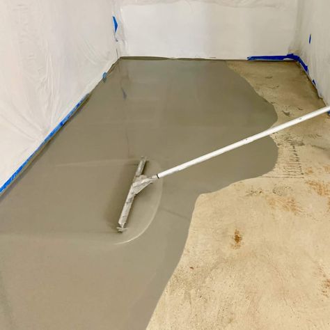 Are you planning on installing vinyl plank flooring over concrete? It will be vital that your floors are even. We just installed our beautiful LVP floors, but we had a lot to learn when it came to leveling concrete, using concrete leveler. I've got a super detailed guide on how to level your floors, so you can get it done right! #artsyprettyplants #floorremodel #flooringideas #lvp #diyflooring #vinylflooring #basementflooring #basementremodel Flooring Over Concrete, How To Install Vinyl Plank Flooring, Self Leveling Floor, Installing Vinyl Plank Flooring, Concrete Basement Floors, Leveling Floor, Diy Wood Floors, Luxury Vinyl Planks, Wood Plank Flooring