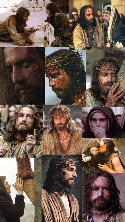 Passion Of Christ Images, The Passion Of The Christ, Bible Quotes Background, Christian Quotes Scriptures, Passion Of The Christ, Beau Film, Christ Artwork, Pictures Of Jesus, Pictures Of Christ