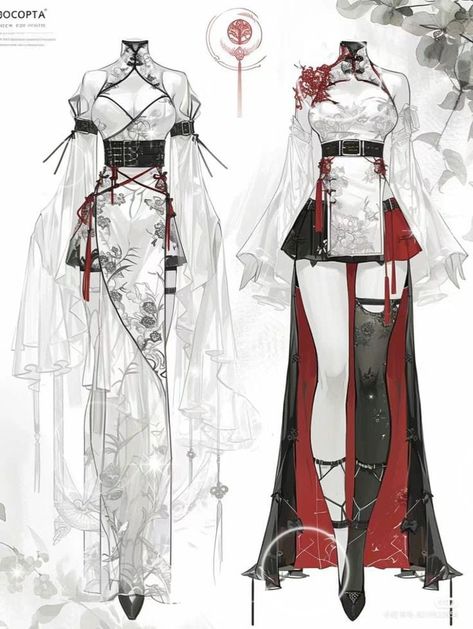 Dress Design Drawing, Clothing Design Sketches, Fashion Drawing Dresses, Anime Inspired Outfits, Dress Design Sketches, Fashion Illustration Dresses, Fashion Design Drawings, Fashion Inspiration Design, Fashion Design Sketches