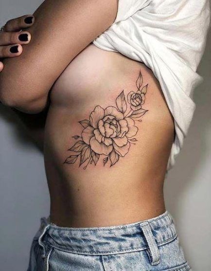 Tato Nama, Small Rib Tattoos, Rib Tattoos For Women, Cat Tattoos, Inspiration Tattoos, Tiny Tattoo, Mandala Tattoo Design, Diy Tattoo, Small Tattoo Designs